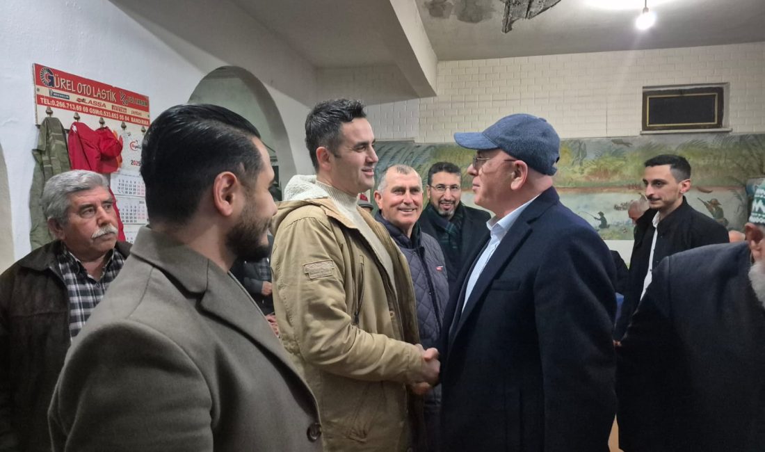 AK Parti Balıkesir Milletvekili İsmail Ok, Ramazan ayı ziyaretleri kapsamında