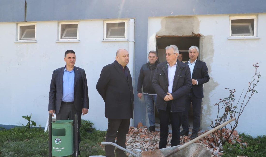 Gönen Belediye Başkanı İbrahim Palaz, Ekşidere Dağ Ilıcası Tesisleri’nde yürütülen