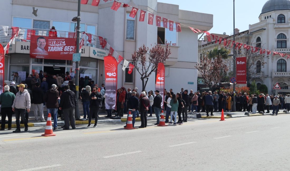 CHP’nin Cumhurbaşkanı adayını belirlemek için düzenlediği ön seçimde, tek aday