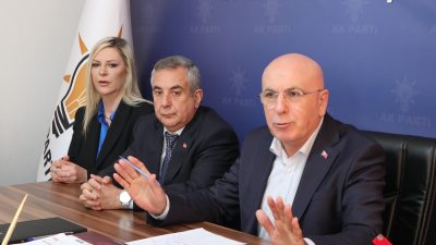 AK Parti Bandırma İlçe Başkanlığı’nı ziyaret eden Milletvekili İsmail Ok,