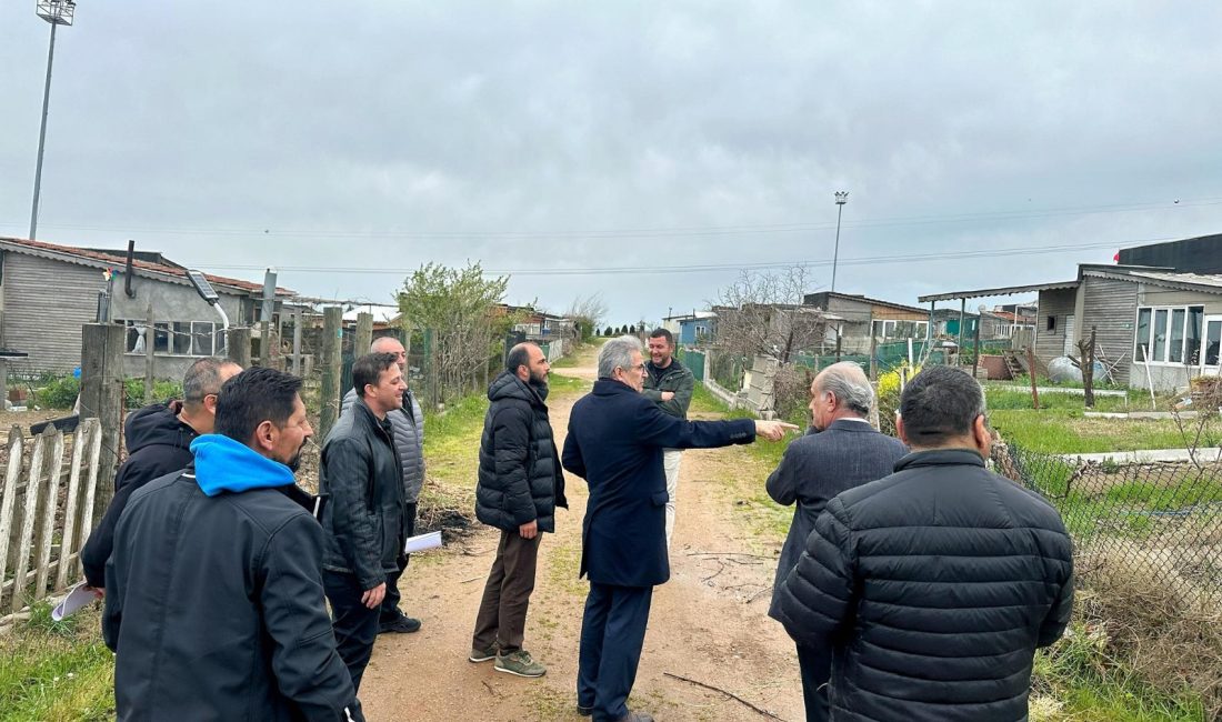 Bandırma Belediye Başkanı Dursun Mirza, hobi bahçelerindeki eksikliklerin giderilmesi için