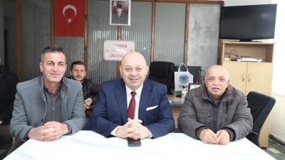 Gönen Belediye Başkanı İbrahim Palaz, mahallelerin ihtiyaçlarını değerlendirmek üzere muhtarlarla