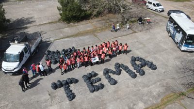 Bandırma Askeri Çamlık’ta düzenlenen çevre temizliği etkinliğinde 60 kişilik ekip,