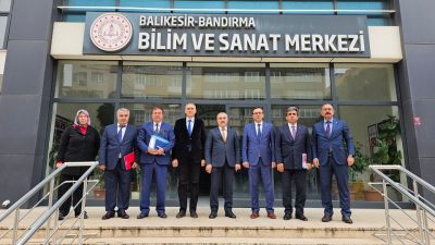 Balıkesir İl Millî Eğitim Müdürü Murat Demir başkanlığında Bandırma’da yapılan