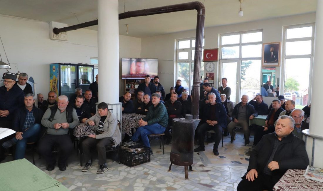 Gönen Belediye Başkanı İbrahim Palaz, Gündoğan Mahallesi’nde vatandaşlarla buluşarak istek
