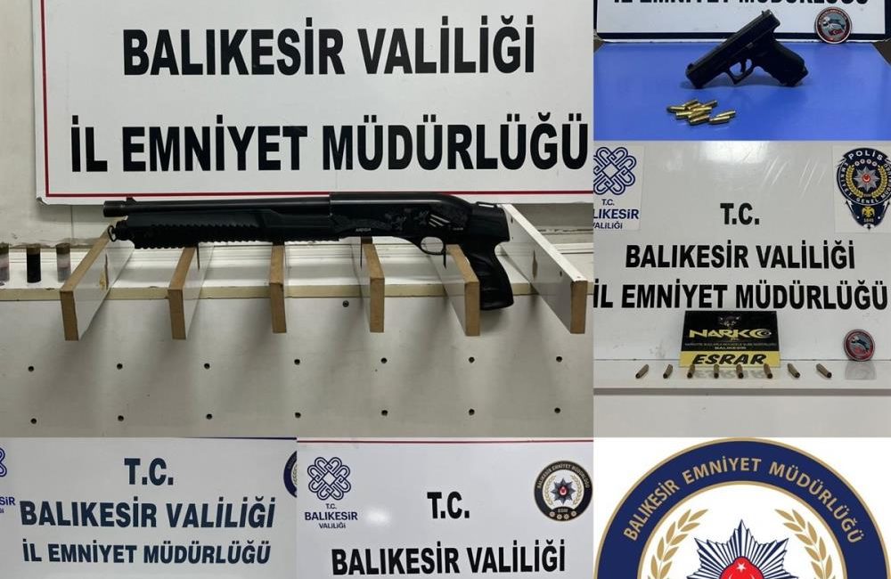 Balıkesir Emniyet Müdürlüğü, binlerce kaçak malzeme ve uyuşturucuya darbe vurdu Balıkesir İl Emniyet Müdürlüğü, suçların önlenmesi ve azaltılmasına yönelik 21-27