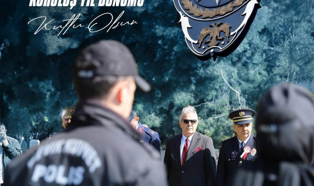 Türk Polis Teşkilatı’nın 180’inci kuruluş yıl dönümünü kutlayan Bandırma Belediye