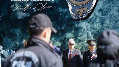 Türk Polis Teşkilatı’nın 180’inci kuruluş yıl dönümünü kutlayan Bandırma Belediye