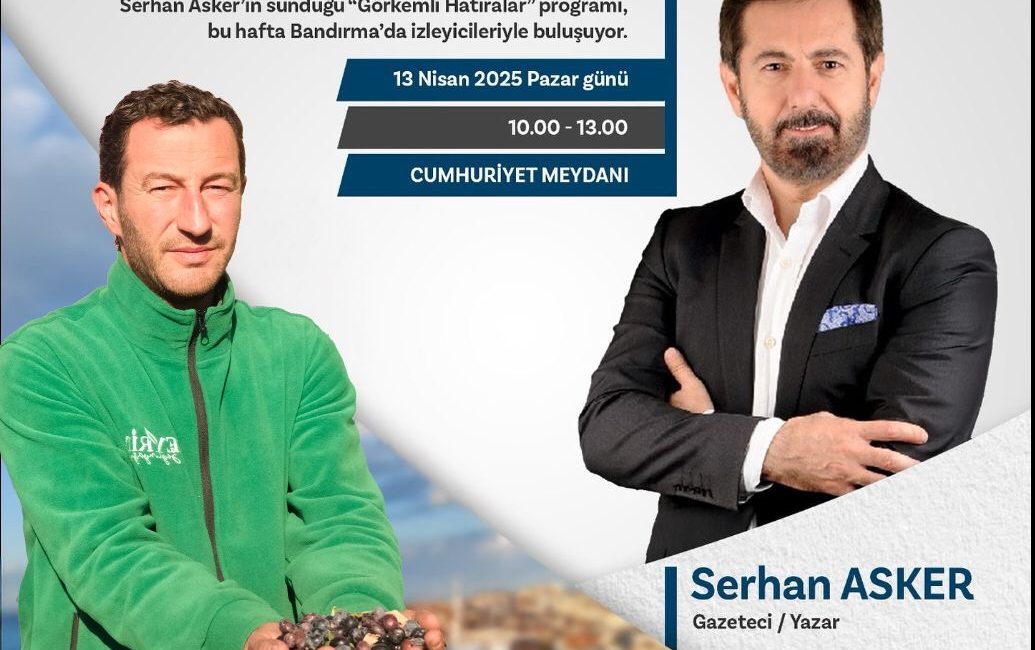 Bu Pazar (13 Nisan) saat 10:00’da, Bandırma’da çok özel bir