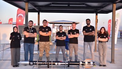 Bandırma Onyedi Eylül Üniversitesi öğrencileri, TEKNOFEST 2025 Roket Yarışması’nın ön