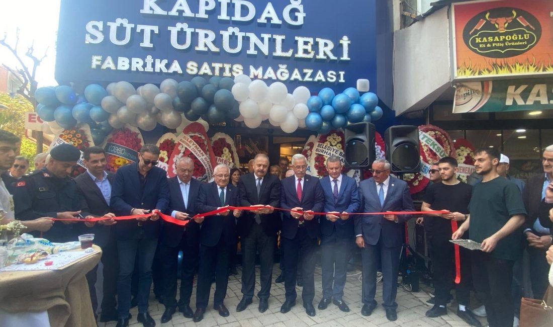 Kapıdağ Süt Ürünleri 5’inci şubesini Erdek’te açtı Doğal ve katkısız ürünleriyle dikkat çeken Kapıdağ Süt Ürünleri,