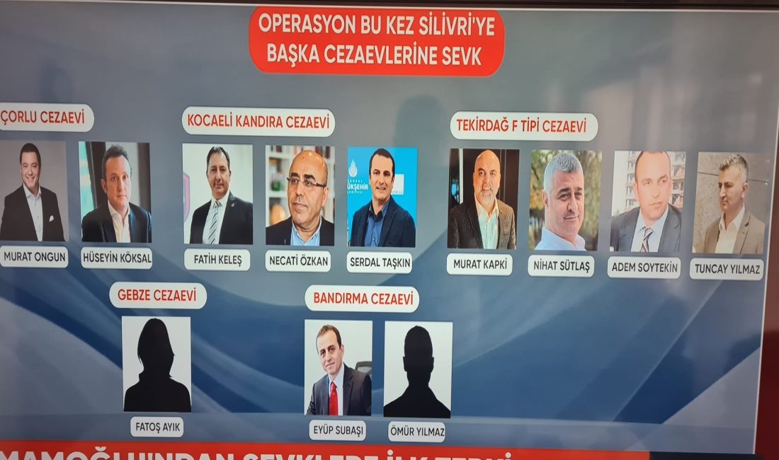 İstanbul Büyükşehir Belediyesi’ne yönelik operasyon kapsamında tutuklanan 13 kişiden 2