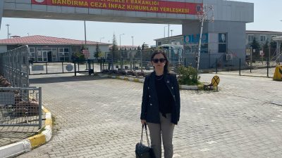 CHP’li avukat Merve Polat, Silivri’den Bandırma Cezaevi’ne nakledilen Umut Şenol’u