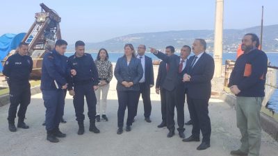 Erdek’te liman güvenliğinin güçlendirilmesi amacıyla düzenlenen toplantıda, kurumlar arası iş