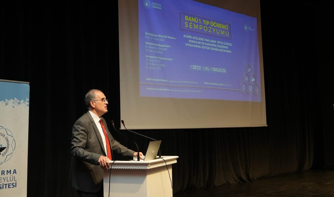 BANÜ’de Tıp öğrencileri ilk sempozyum heyecanını yaşadı Bandırma Onyedi Eylül Üniversitesi’nde gerçekleştirilen sempozyumda tıpta güncel konular ve