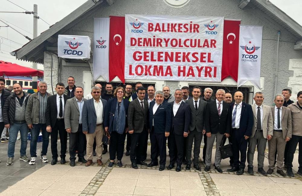 TCDD çalışanlarından geleneksel lokma hayrı TCDD Balıkesir Müdürlüğü çalışanları tarafından bu yıl 27. kez düzenlenen