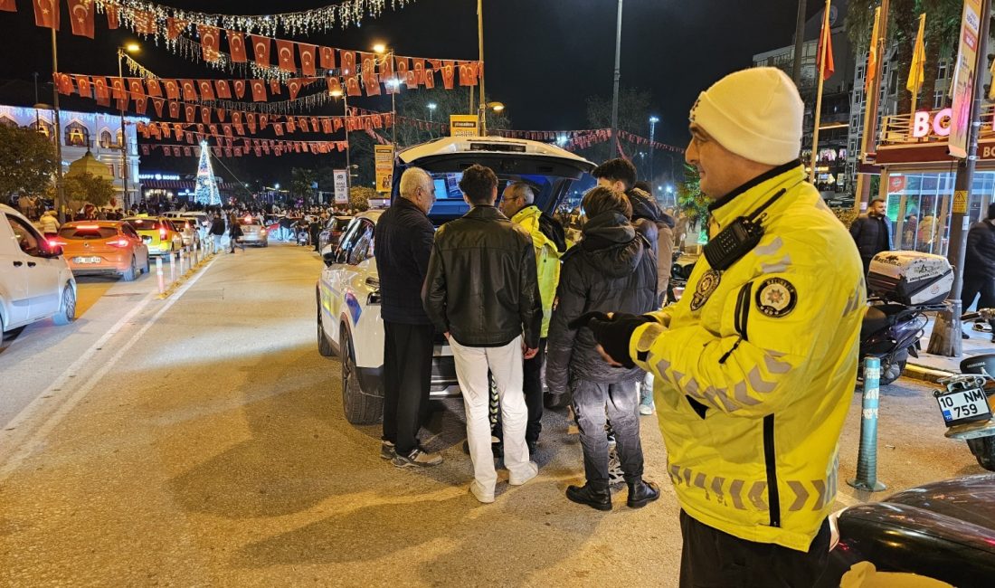 Bandırma’da, Trafik Denetleme Büro Amirliği ekiplerince 2025 yılının ilk üç