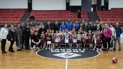 Shipeedy Lojistik Bandırma Bordo Basketbol Takımı’nın oyuncuları Emir Adıgüzel, Erkin