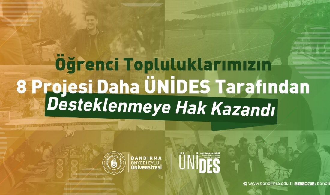 Bandırma Onyedi Eylül Üniversitesi öğrencilerinin projeleri, 81 ildeki 1.945 başvuru