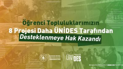 Bandırma Onyedi Eylül Üniversitesi öğrencilerinin projeleri, 81 ildeki 1.945 başvuru