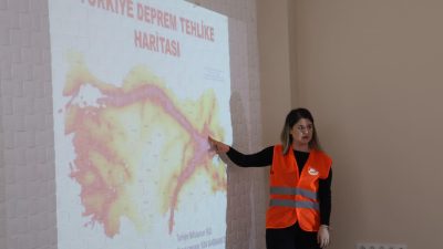Marmara Adalar’da düzenlenen “Afet Farkındalık Eğitimi”nde afet öncesi ve sonrasında