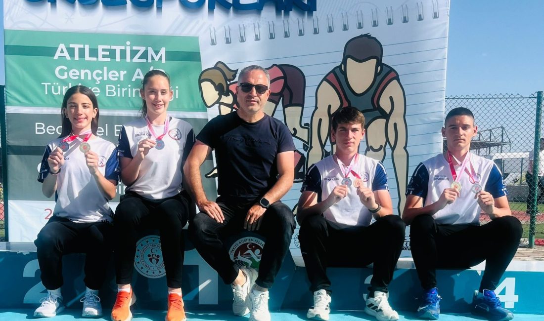 Erdek Atletik NYZ sporcularından ulusal başarı Sivas’ta düzenlenen Okullararası Gençler A-B Atletizm Türkiye Birinciliği Yarışmaları’nda, Erdek