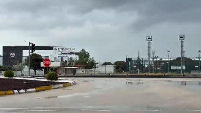 Bandırma’da  etkili olan sağanak yağış sonrası meydana gelen sel felaketi,