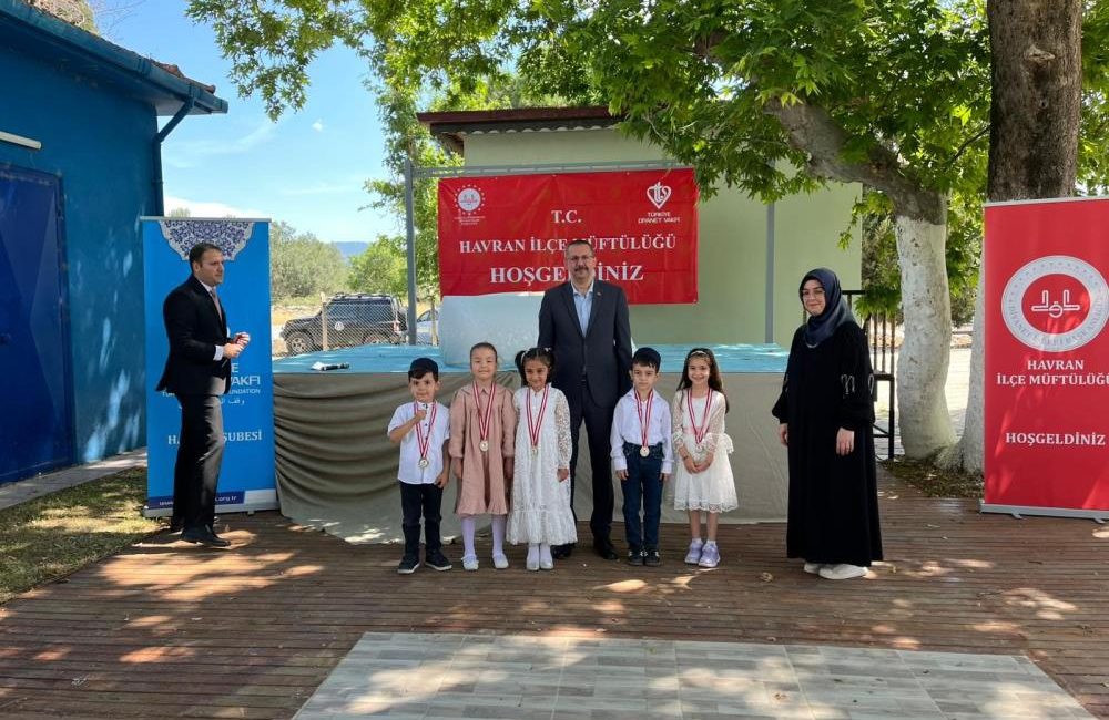 Havran ilçesinde İlçe Müftülüğü tarafından 4-6 yaş Kur’an kursları için
