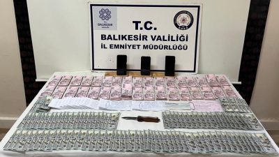 Balıkesir’de tefecilik ve resmi belgede sahtecilik yaptıkları tespit edilen 6