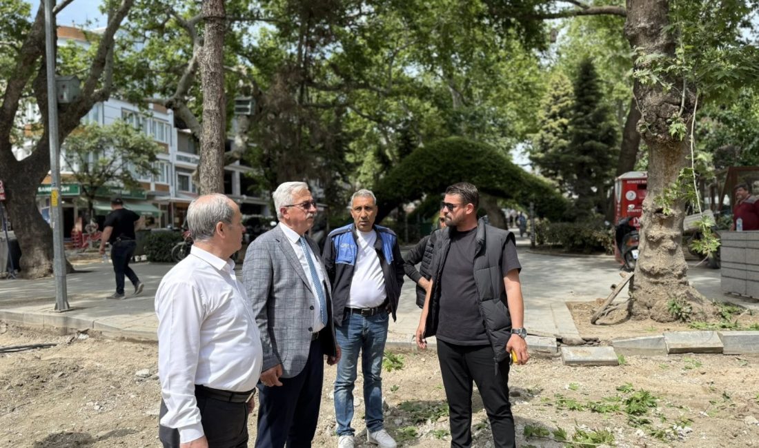 Erdek’te belediye ekipleri, ilçe genelinde altyapı ve çevre düzenleme çalışmalarını