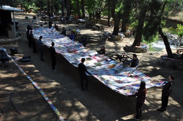 Dünyayı gezen yorgan Edremit’te Halk Eğitim Merkezi Öğretmeni ve Kırkyama Sanatçısı Beriye Başak’ın