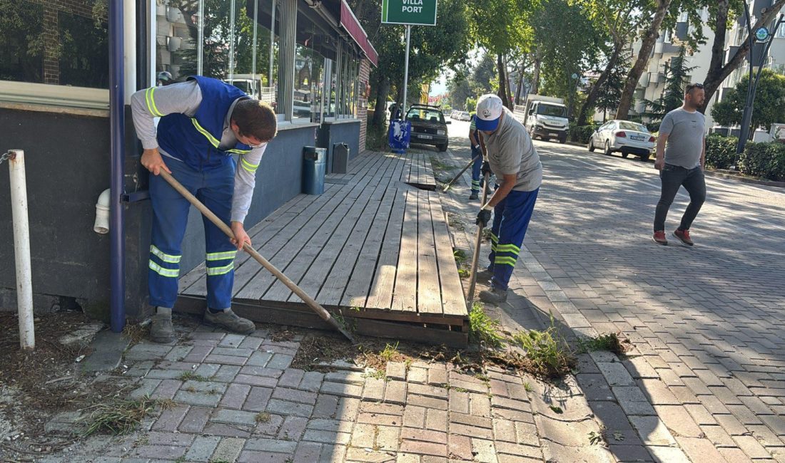 Gönen Belediyesi ekipleri, ilçe genelindeki mahallelerde gerçekleştirdikleri bakım, onarım ve
