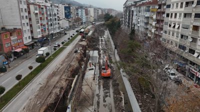 Devlet Su İşleri (DSİ) tarafından Balıkesir’in Karesi ilçesinde yürütülen “Çay