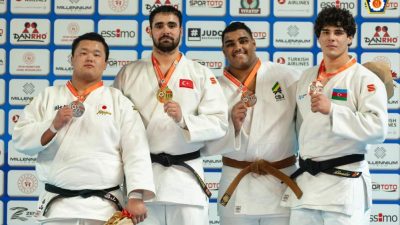 İstanbul’un ev sahipliğinde düzenlenen Gençler Avrupa Judo Kupası’nda Balıkesirli Recep