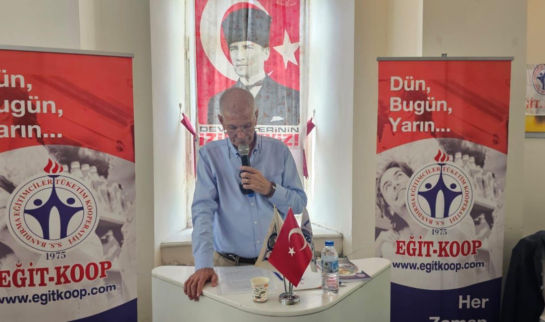 Bandırma’da yarım asırlık geçmişe sahip EĞİT-KOOP’un kuruluş yılı kutlanarak, 50’nci