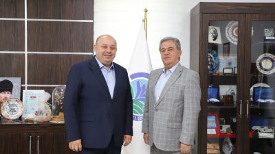 BASKİ Genel Müdürü Erdoğan Öztürk, Gönen Belediye Başkanı İbrahim Palaz’ı