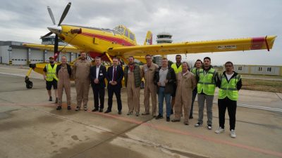 Kazdağları’nda orman yangınlarıyla mücadele kapsamında hazırlıklar tamamlandı. Sezon öncesi, amfibik