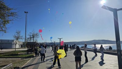 Bandırma Onyedi Eylül Üniversitesi GDG Topluluğu tarafından düzenlenen uçurtma festivali,
