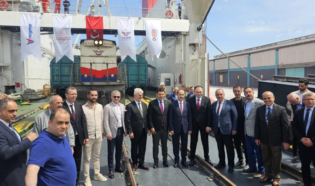 Bandırma-Tekirdağ Tren Feribot Hattı hizmete açıldı Türkiye’nin demiryolu ulaşım ağına önemli katkı sunacak Bandırma-Tekirdağ tren feribot