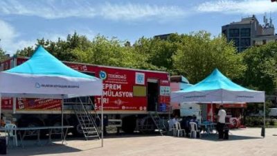 Bandırmalılar, 6.2 büyüklüğündeki depremi birebir simülasyonla deneyimleyerek, afet anında yapılması