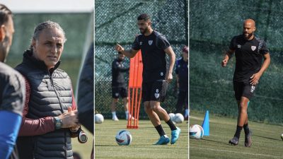 Trendyol 1. Lig Play-Off 1. Tur karşılaşmasında Bandırmaspor ile Erzurumspor