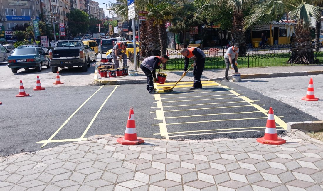 YAYA GEÇİDİ ÇİZGİLERİ TAMALANDI Erdem ÖZCAN Yaklaşık 10 aydan beri yarım kalan 2 yerdeki
