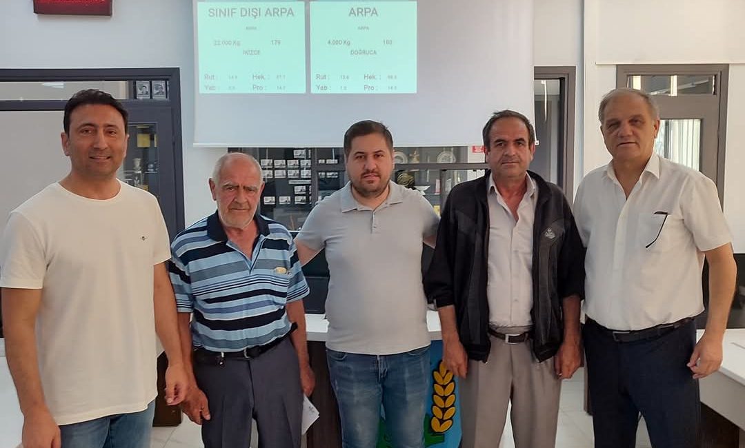 2025 hasat sezonunun ilk arpası, Bandırma Ticaret Borsası’nda düzenlenen sembolik