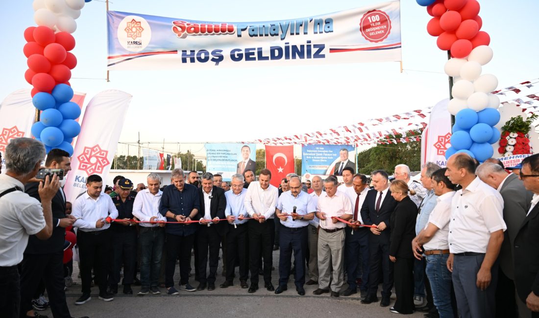 Akın: “Panayır kültürünü yaşatacağız” Karesi ilçesinin asırlık geleneği Şamlı Panayırı’nın açılış törenine katılan Balıkesir