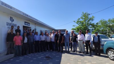 Bandırma’da Çalışkanlar Mahallesi yakınlarında bulunan 3,5 dönümlük alana Eti Maden’in