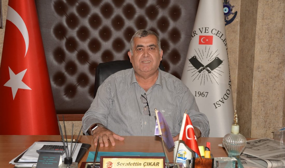 Bandırma Kasaplar Odası Başkanı Şerafettin Çıkar, Kurban Bayramı öncesinde hijyen