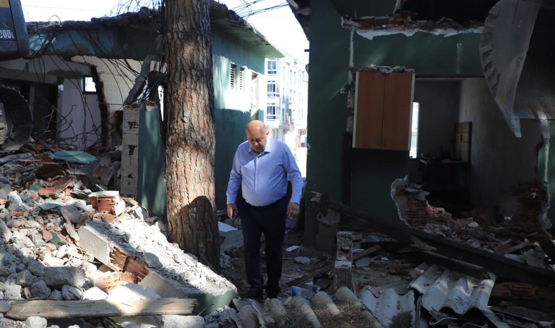 Gönen Şehir Mezarlığı’nda yapılacak gasilhane, modern hizmet binası ve çevre