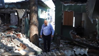 Gönen Şehir Mezarlığı’nda yapılacak gasilhane, modern hizmet binası ve çevre