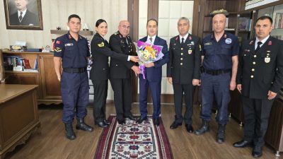 Bandırma Kaymakamı Engin Aksakal, Jandarma Teşkilatı’nın 186’ncı kuruluş yıl dönümünü