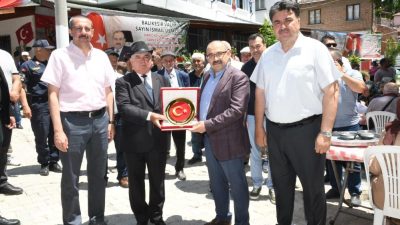 Geleneksel köy hayırları devam ederken, kırsal Sarnıç Mahallesi’nde Vali İsmail